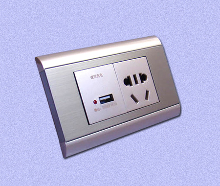 插座開關鋁麵板