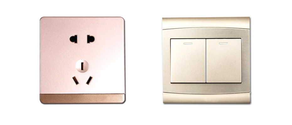 插座、開（kāi）關鋁麵板